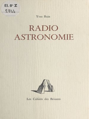 cover image of Radio-astronomie